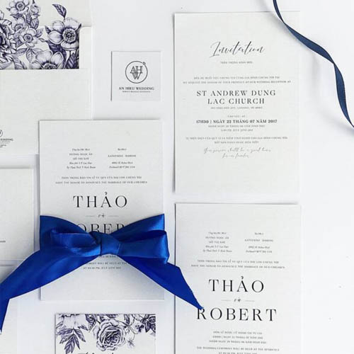 Thiệp cưới châu Âu
